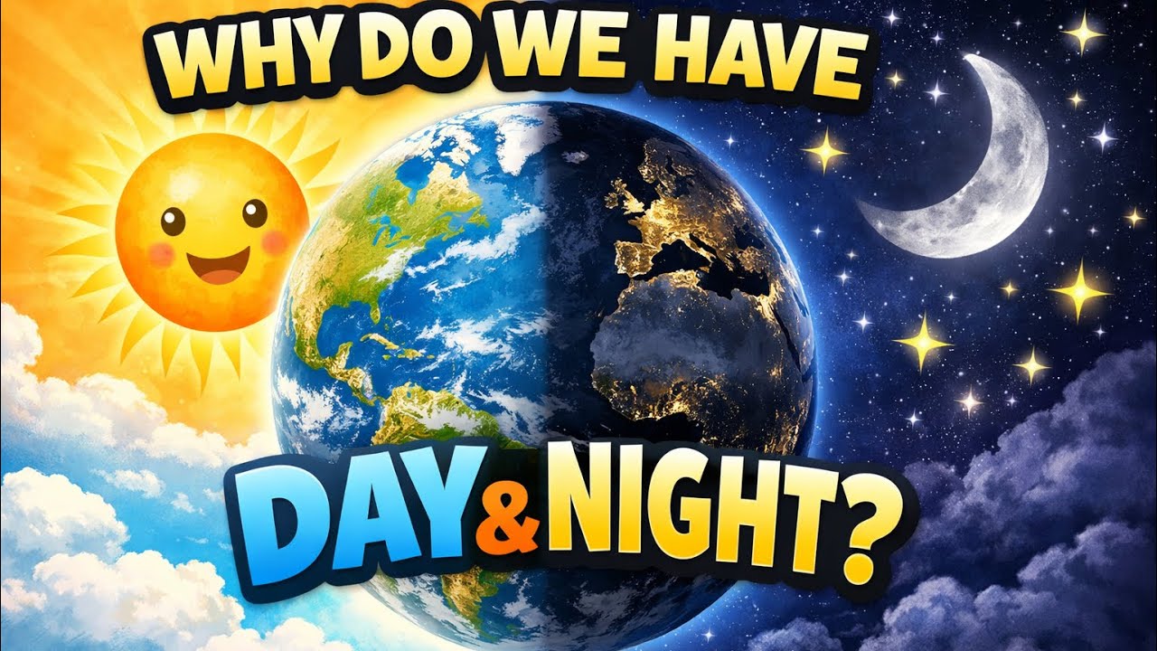 Why Do We Have Day and Night? 🌞🌙 | Fun Science for Kids