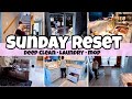 Sunday reset cleaning motivation  messy house clean with me  whole house speed cleaning motivation