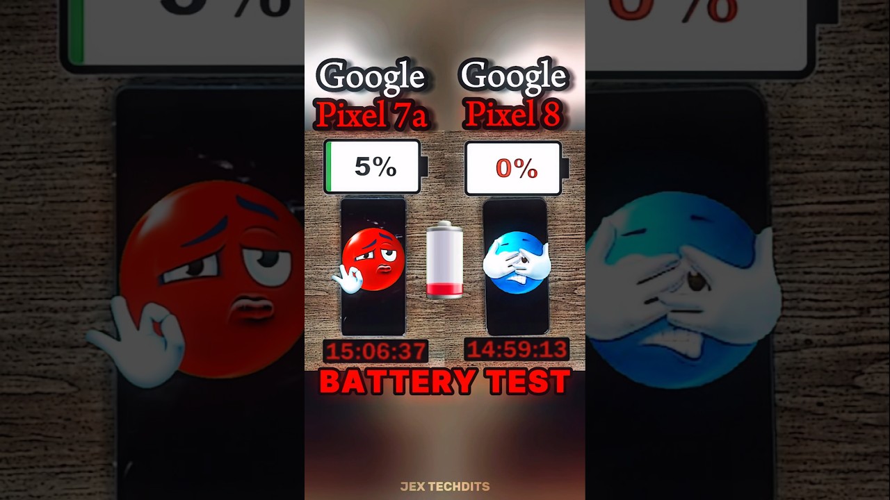 Google Pixel 7a vs Google Pixel 8 - Battery Test?