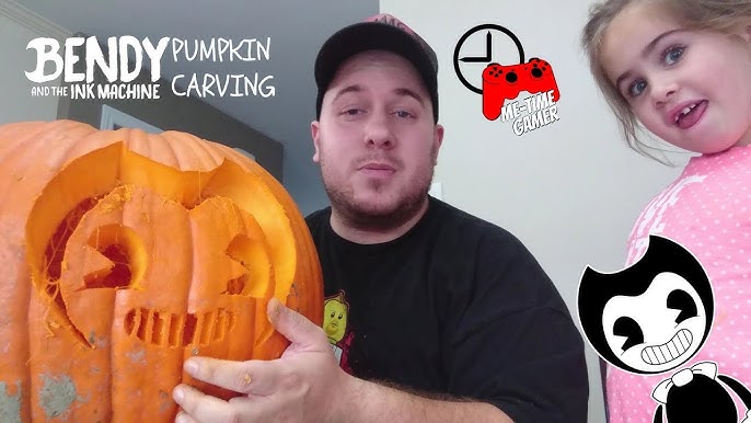 ORANGE BENDY! | PUMPKIN CARVING 2017 - YouTube orange-bendy-pumpkin-carving-2017-youtube