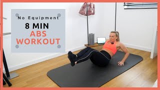 8 Min Bauch Workout / Abs Workout OHNE Equipment