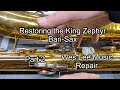 Restoring the King Zephyr Baritone Saxophone- part 2- tools, techniques, play test adjustments