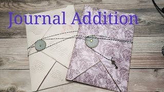 Floating envelope insert for your Journal!  #envelopejournal #junkjournalideas #junkjournal