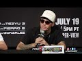 Pitbull Cruz contra Angel Fierro 2 - Conferencia De Prensa y Cara a Cara