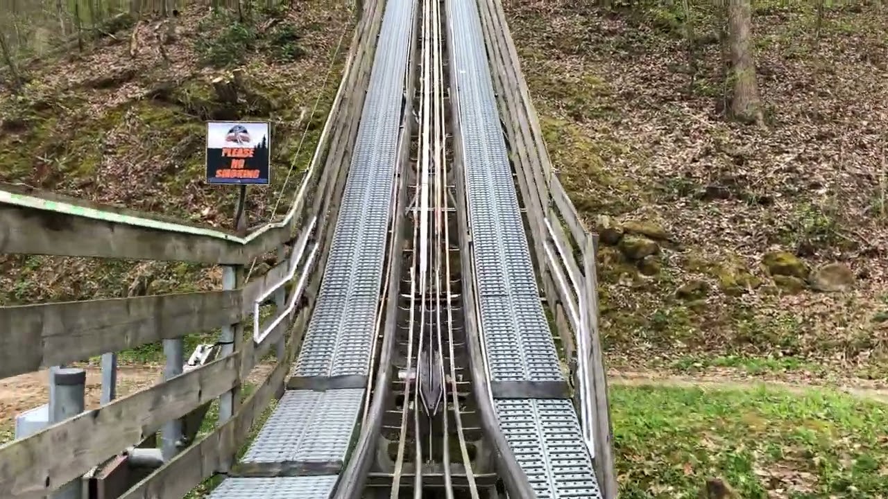 Alpine Coaster Mountain Coaster Pigeon Forge Tennessee POV