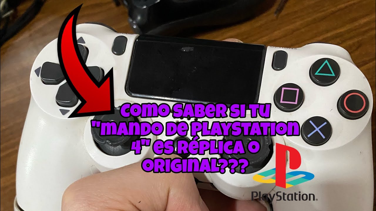 Cómo saber si tu mando🎮 de PlayStation 4🔵 es réplica o original❓❓ 