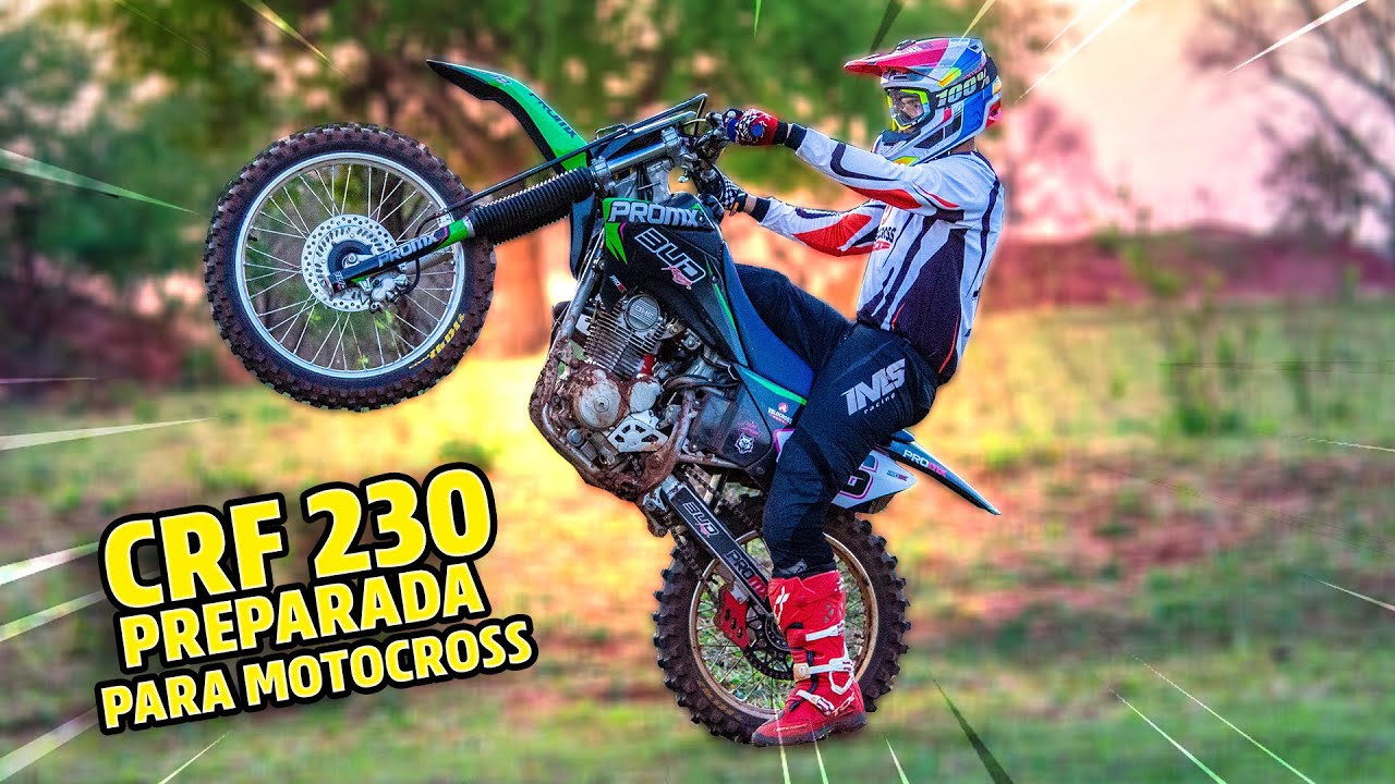 ESSA É A MINHA NOVA MOTO DE MOTOCROSS * CRF 230 * 