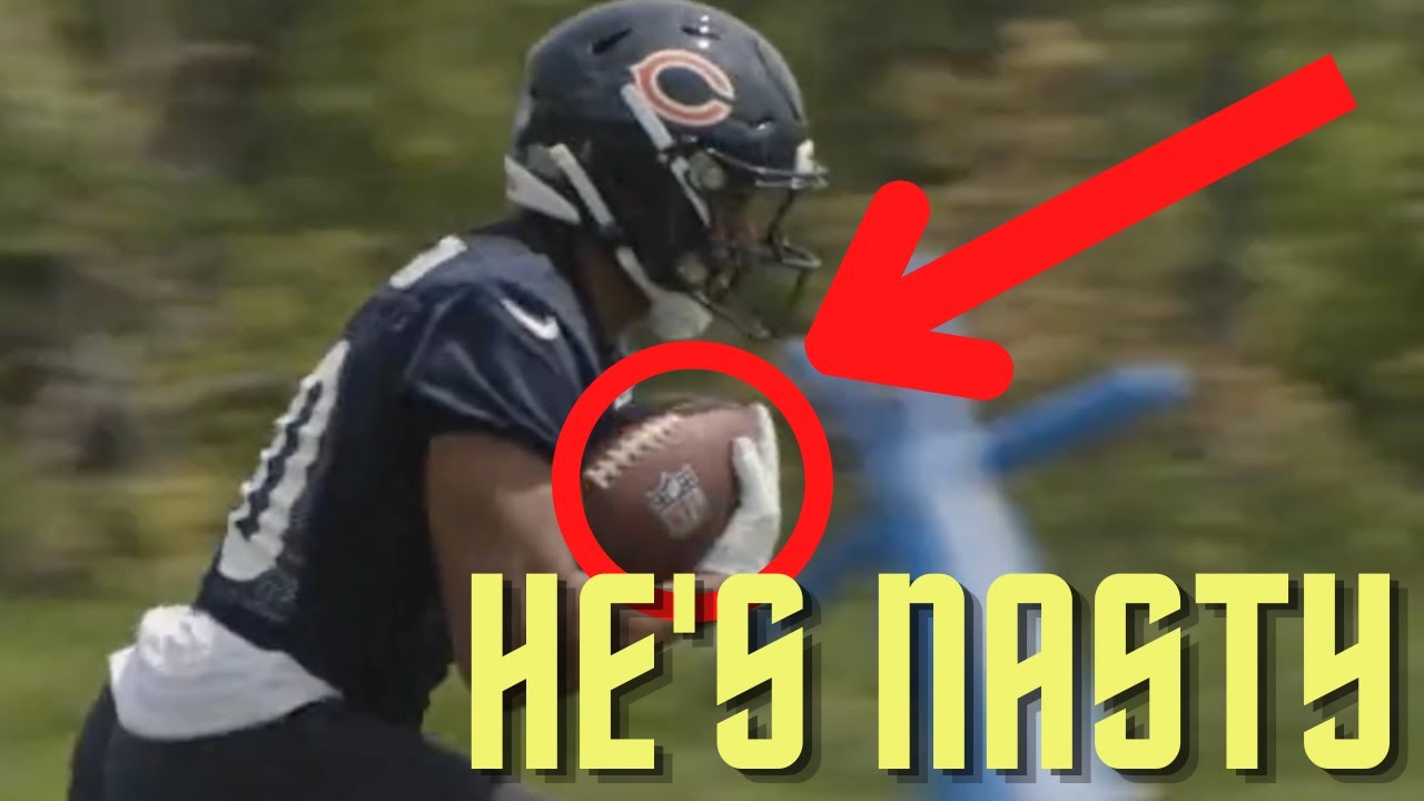 Roschon Johnson SMOOTH Footwork At Bears OTAs Minicamp | 2023 Dynasty Fantasy Football