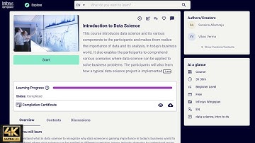 Infosys Springboard | Introduction to Data Science | Self-Assessment Answers | 100% Solution | 4K
