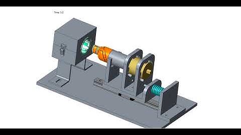 Creo 4.0 Straight filter assembly with retracting spring mechanism