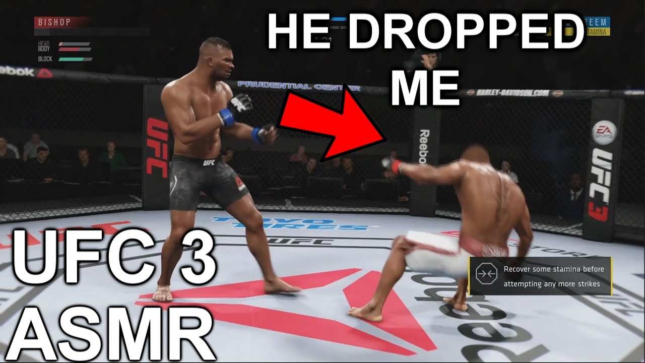 ASMR | Playing UFC 3 On Legendary Difficulty W/ Tingly Gum Chewing