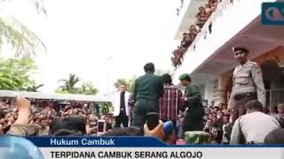 Terpidana cambuk serang algojo