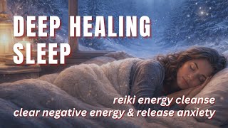 DEEP SLEEP Meditation | Release Anxiety & Fall Asleep Fast with Healing Angel | Reiki Energy Cleanse