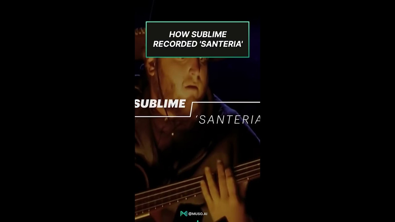 How Sublime Recorded 'Santeria' #Shorts - YouTube