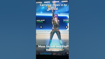 Carrying views in to unreal must by sub and like the video #fortnite #ranked #unreal