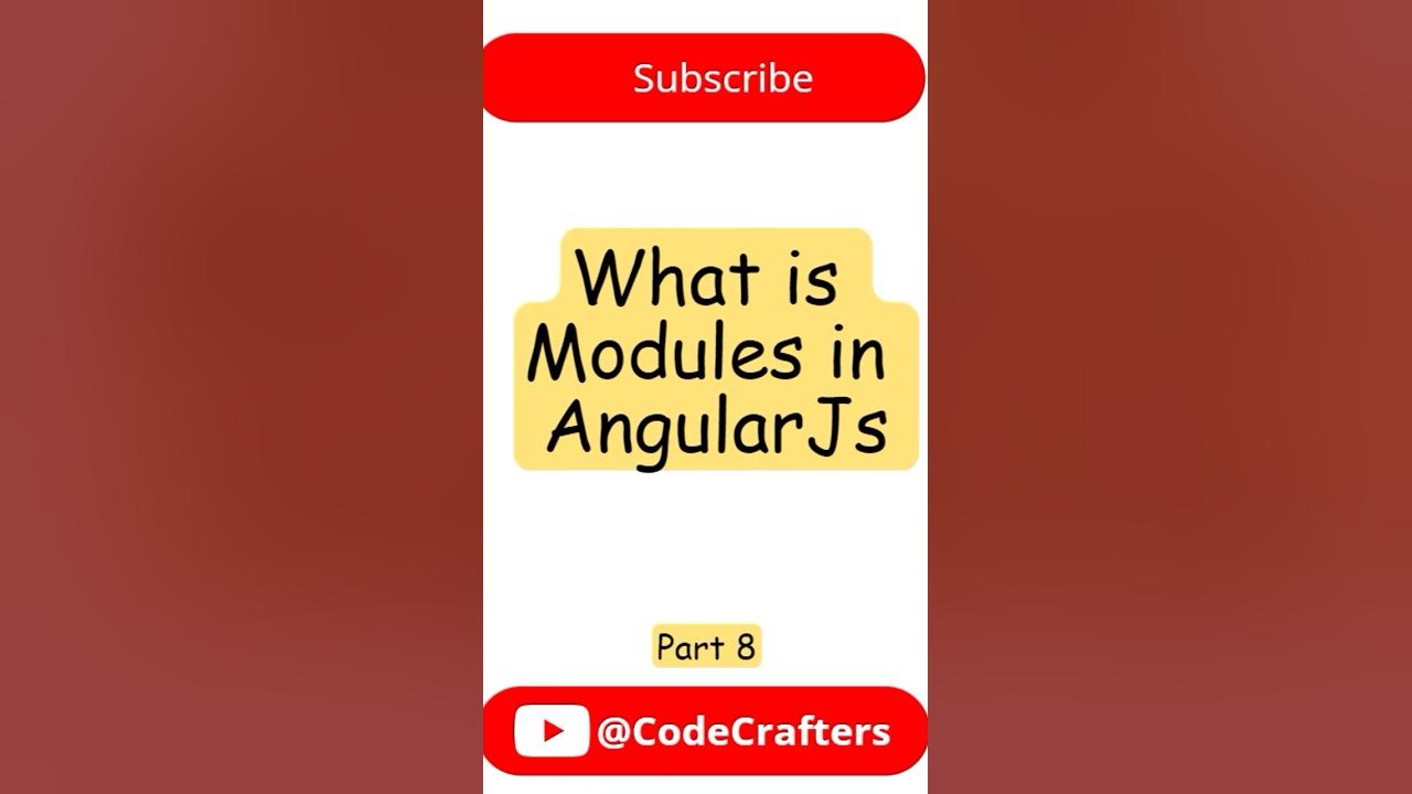 Part 8 || What is modules in Angularjs ? || #javascriptdev #angularjs # ...
