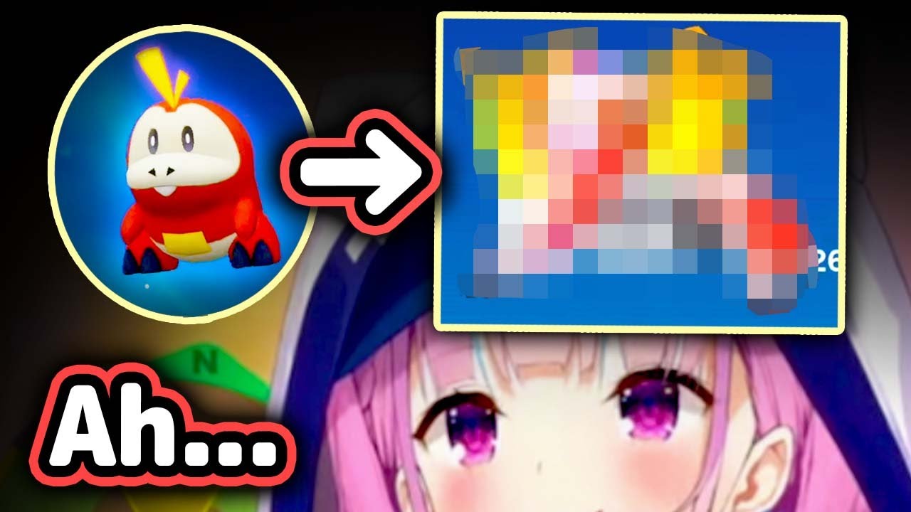 Aqua's Reaction To Fuecoco's Final Evolution Is...【Hololive】