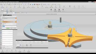 Motion Simulation of wheel mechanism on NX Unigraphics