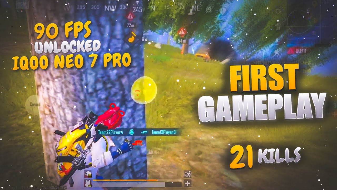 Finally 90 fps is here in IQOO Neo 7 pro | first game in 90 fps | 21 kills wwcd