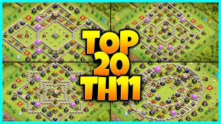 New INSANE TH11 BASE WAR/TROPHY Base Link 2023 (Top20) in Clash of Clans - Town Hall 11 War Base