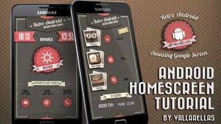 Retro Android Amazing Screen (by vallarellas) - Android Homescreen Tutorial screenshot 5