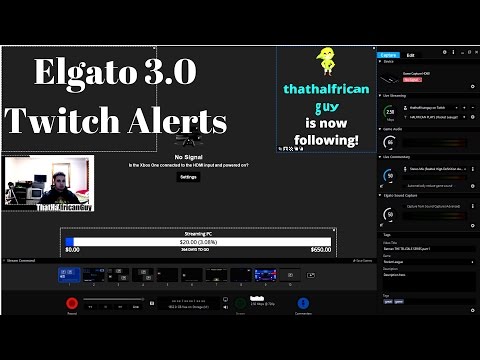 Comment ajouter Twitch alertes à Elgato Software - HD60