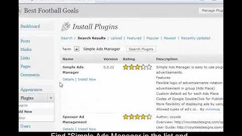 Crashed Challenge Day 3: Wordpress Simple Ads Manager Plugin Install...