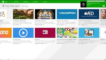 Browsing the Windows 8.1 Store - January 9th 2023