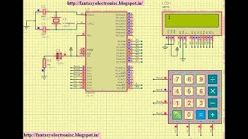Interfacing keypad with 8051AT89C51 include keil (c code and hex) and Proteus simulation