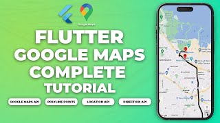 Flutter Google Maps Tutorial | Location Tracking, Maps, Markers, Polylines, Directions API screenshot 3