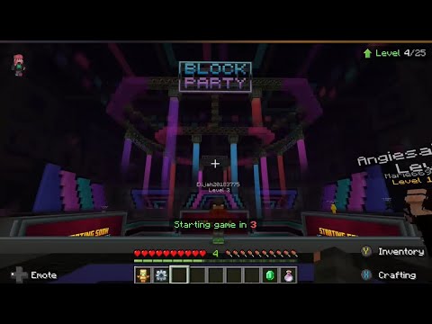 Playing Minecraft Block Party!! - YouTube