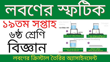 19th week class 6 science assignment solution || Class 6 science 19tn week assignment solution