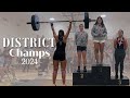 Come to a weightlifting meet w/ me | We won districts!!
