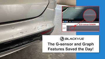 The G-sensor and graph features from BlackVue dashcam saved the day!