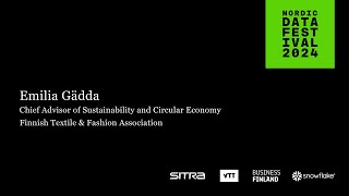 Nordic Data Festival 2024: Digital Product Passport in Fashion