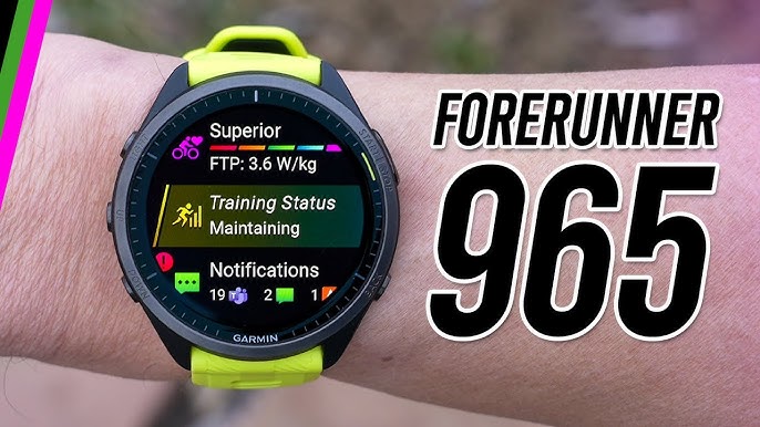 Garmin  Forerunner 965 Meets AMOLED Display 