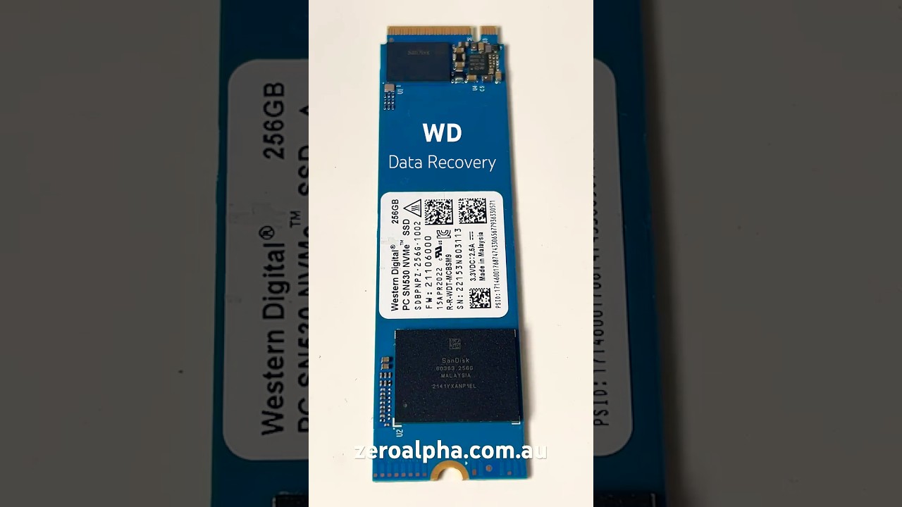 Western Digital PC SN530 SSD Data Recovery - YouTube