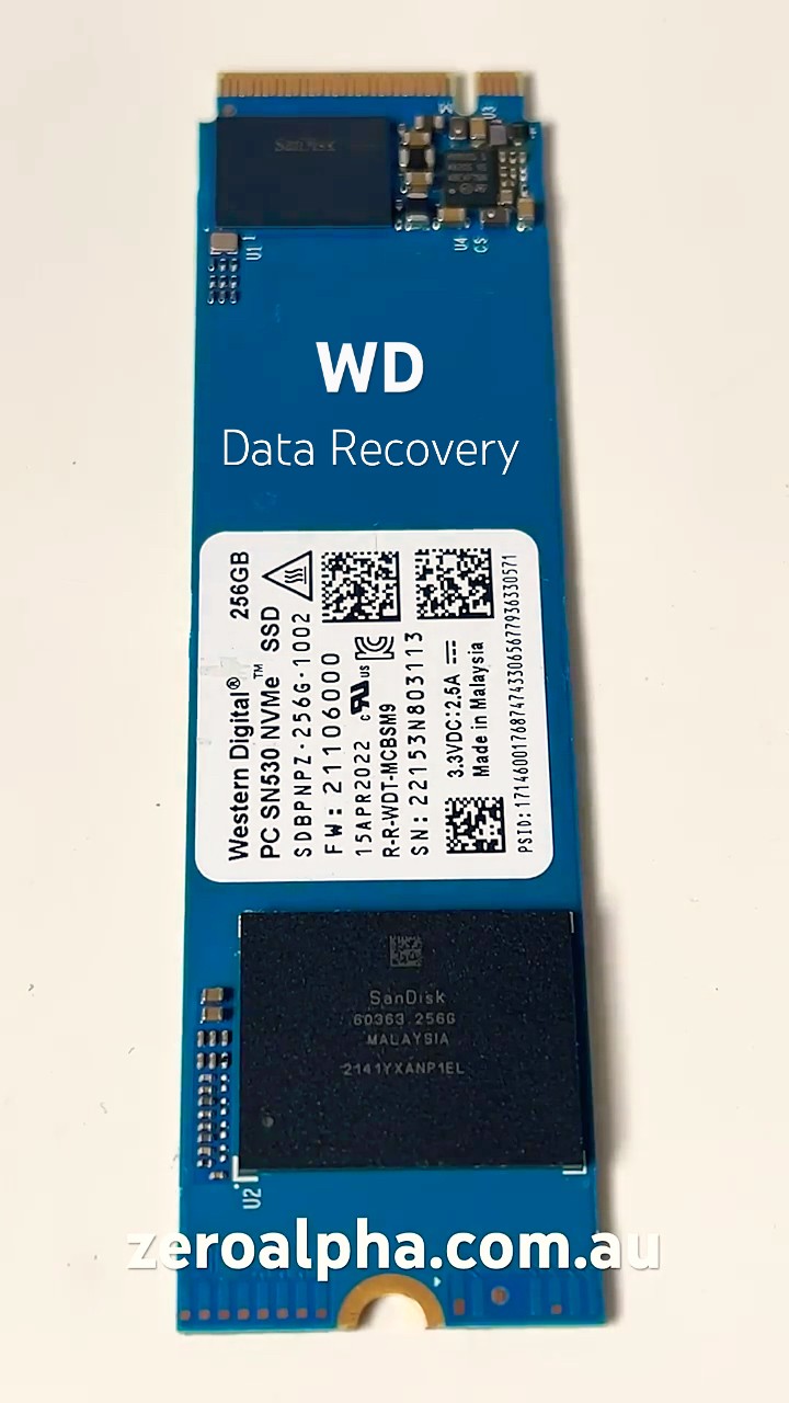 Western Digital PC SN530 SSD Data Recovery - YouTube