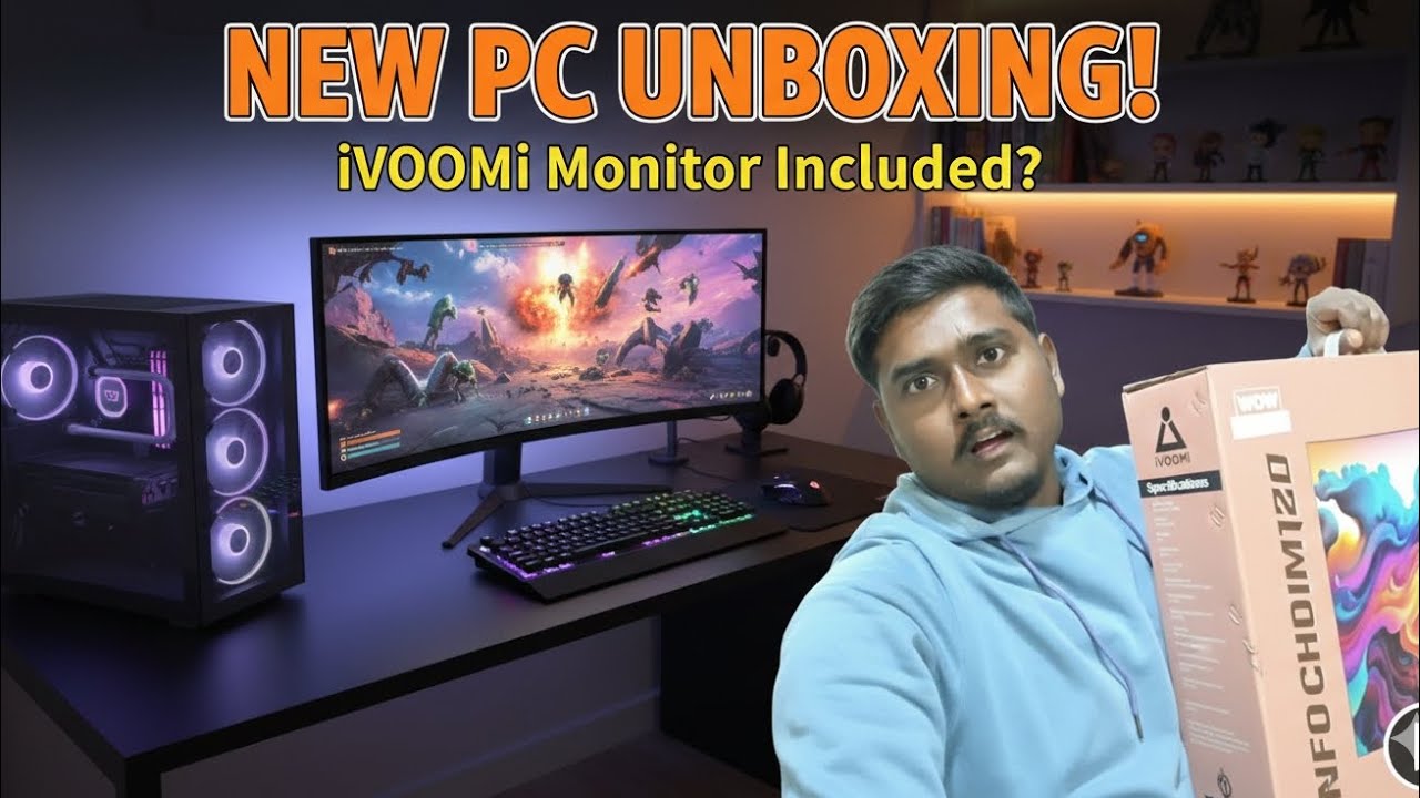 New PC Unboxing ivoomi #tranding #minivlog #computer #viralreels # ...