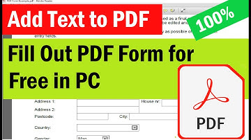 How To Fill Out a PDF Form on Windows PC | How To Fill and Edit PDF Form in Microsoft Edge