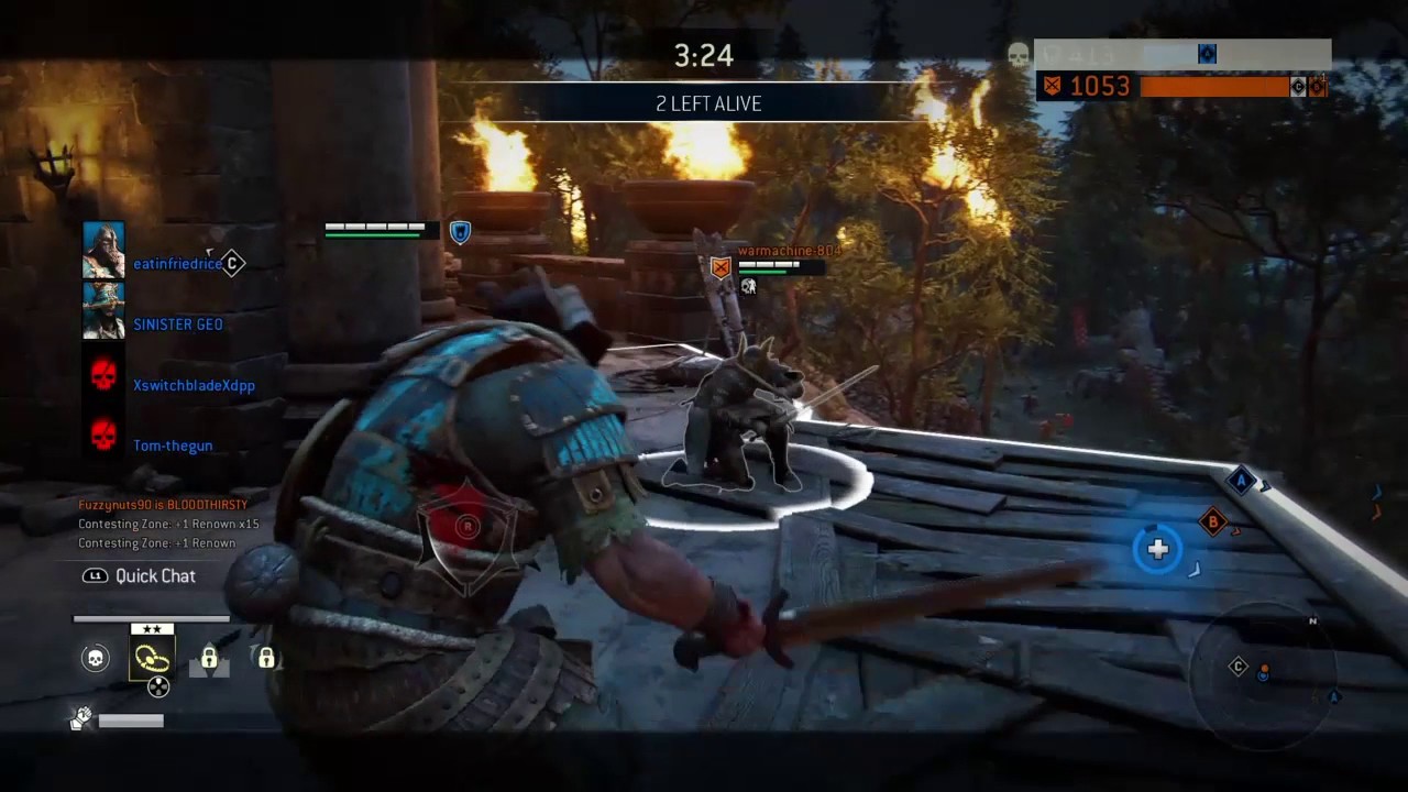 For Honor: Throwing People Off