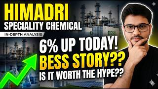 Himadri Speciality Chemical Analysis | BESS Story or Hype? 6% Up Today Explained