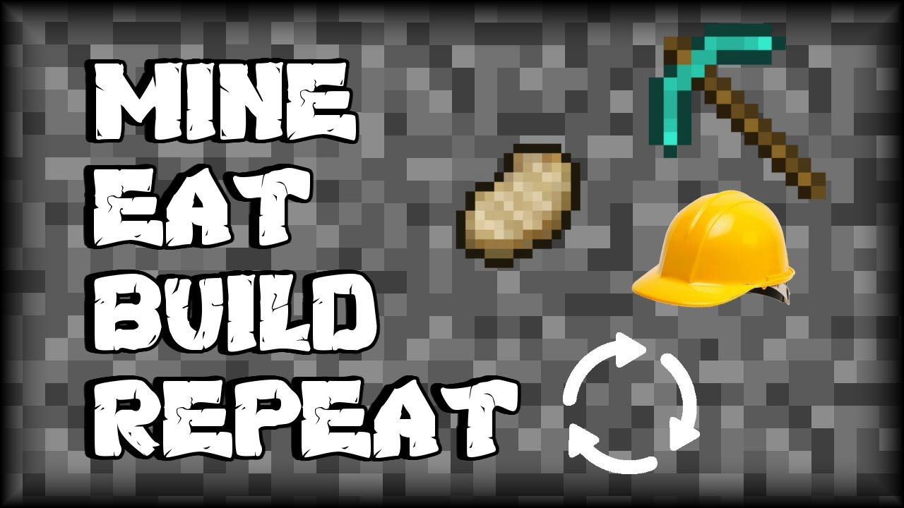 Mine Eat Build Repeat  A Minecraft Parody of "Eat Sleep 