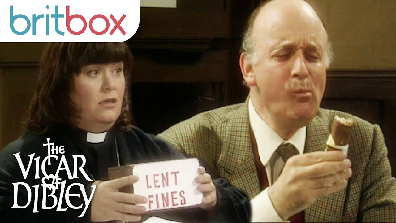 Gerry Struggles to Give Up Chocolate for Lent The Vicar of Dibley