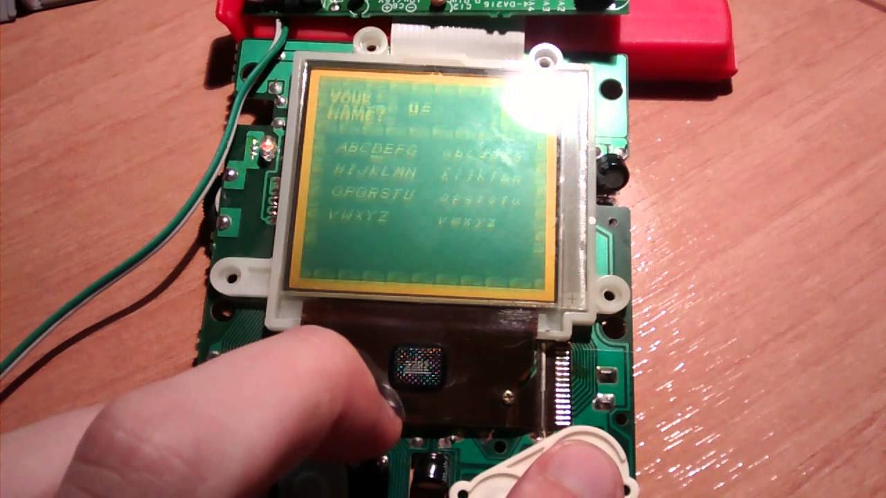 Game Boy Cartridge emulation from stm32f4 (The Legend of Zelda) YouTube