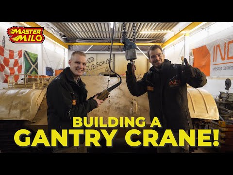 We build our own GANTRY CRANE! (Type 69-II Tank Restoration)