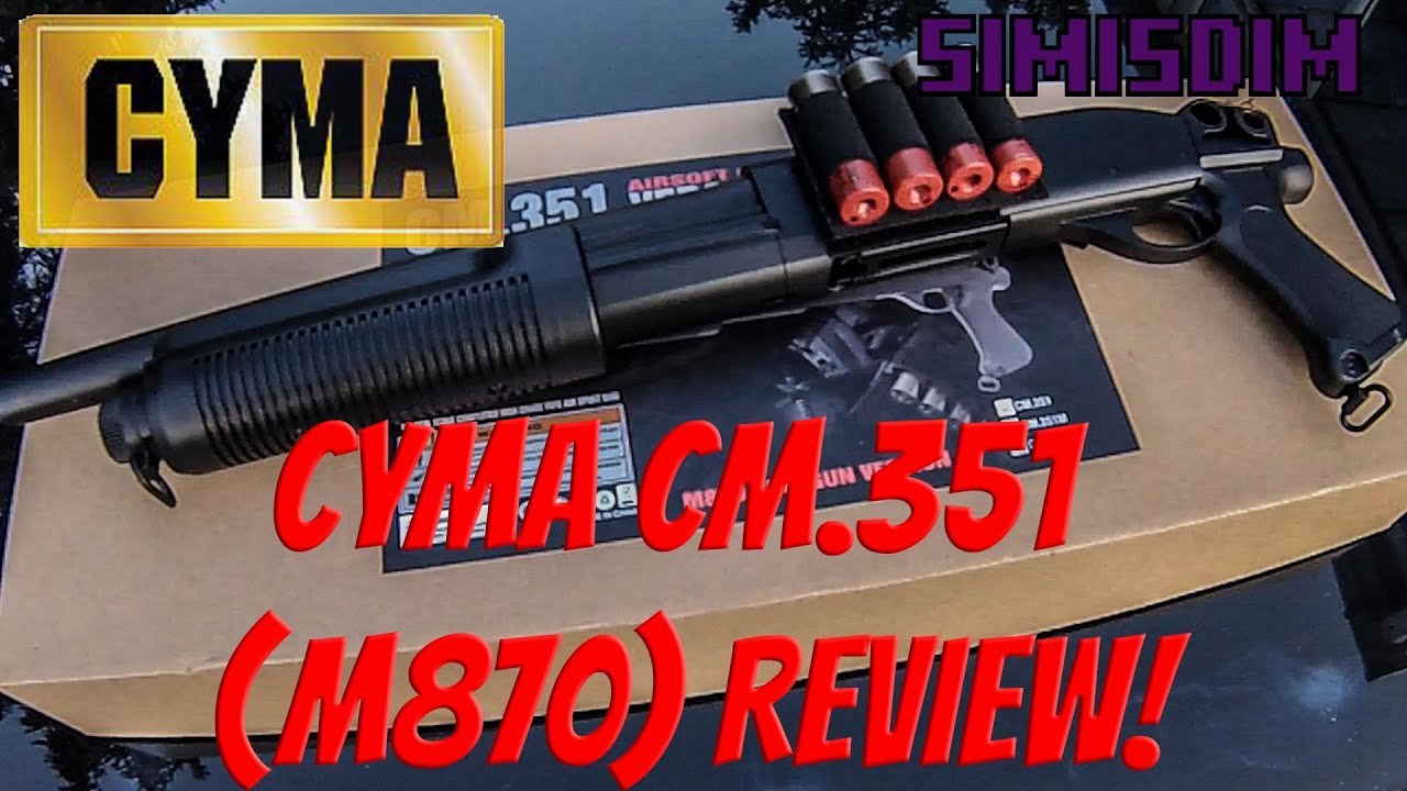 CYMA CM.351 M870 Shotgun Review - YouTube