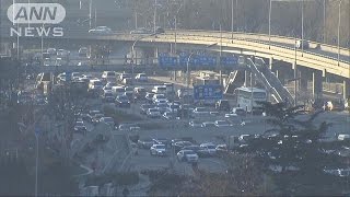 北京でまた「赤色警報」発令　あすから交通規制実施(15/12/18)