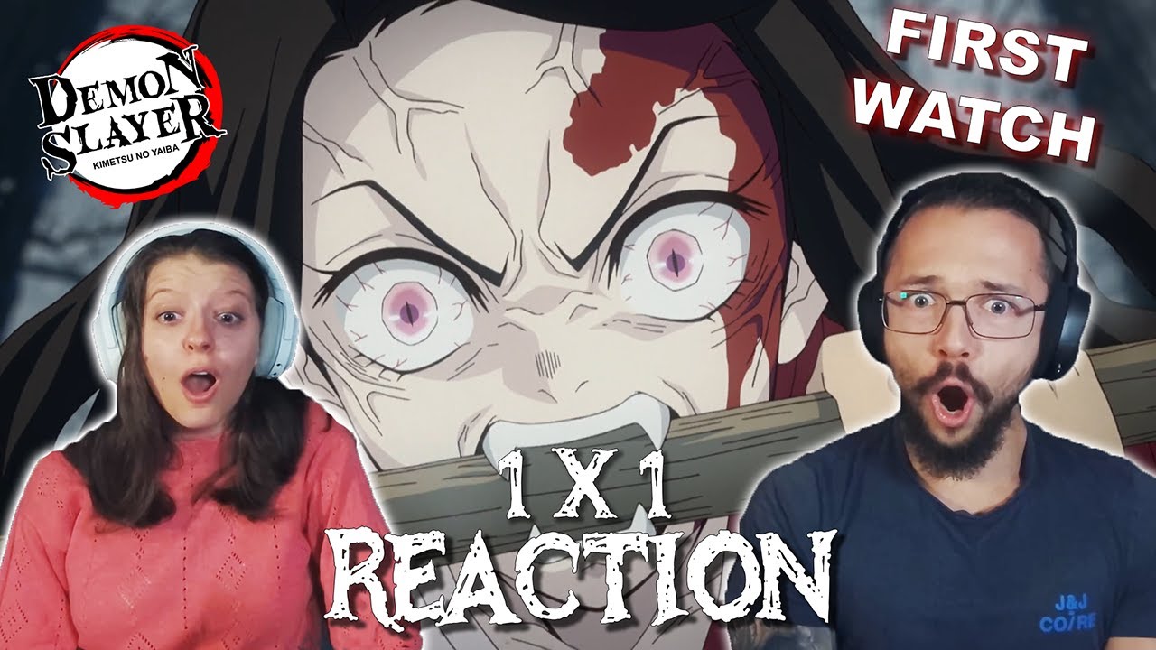 First Time Watching Demon Slayer S1E1 Reaction - YouTube