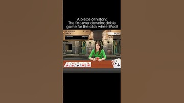 The first-ever iPod click wheel game!